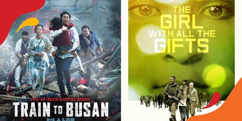 Poster film zombie Train to Busan dan The Girl with All the Gifts